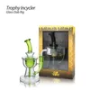 Partihandel 6.38 tum Trophy Mini Glass Dab Rig Water Pipe With Glass Banger