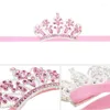 Hair Accessories Baby Crown Infants Pography Props For Rhinestone Poshoot Picture Shoot Shower Birthday