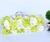 Decorative Flowers Fashion Hydrangea Row Flower DIY Wedding Arch Setting Wall Decoration Road Led T Stage Po Background