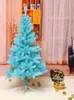 Décorations de Noël 5060 cm Arbre de Noël Rose Bleu PVC Arbre de Noël artificiel Décorations de Noël pour la maison Cadeau de Noël Année Fournitures de fête 221123