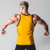 Heren tanktops zomer bodybuilding heren gym fitness training mouwloos shirt man man casual snel droge stringer singlet vest kleding 221122