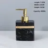 Liquid Soap Dispenser 400/500ml Travel Resin Square Bottle Lotion Shower Gel Empty Bathroom for W4450 221123