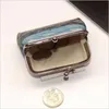 Plånböcker Vintage Women Printing Coin Purses Girl Zero Wallet Ladies Clutch Change Purse Female Mini Money Bag Pu Leather Wallet L221101