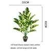 Faux verdure florale 82 cm plante artificielle grand bananier faux oiseau de paradis feuille en plastique pour la décoration de mariage de jardin à la maison 221122