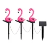3PCS Flamingo Wodoodporne dekoracje Light Light for Home Patio Garden Backyard