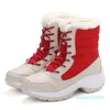 sell Aus Classic Outdoor Warm Boots Mini Snow Boot High-top USA Christmas Chinese Red Kids Booties Slippers Warm Boots