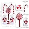 Christmas Decorations Large Christmas Decoration Red and White Candy Lollipop Small Cane Combination Decoration Home Decor Party Wedding Year 2023 221123