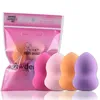 Whole- 4 Color Mini Gourd Makeup Cosmetic Sponge Puff Set Foundation Base Powder Cream Concealer Blusher Cosmetic Blending Puffs Kit263o