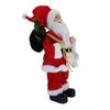 Dekoracje świąteczne 30 cm Prezent na czerwoną pozycję stojącą Święty Mikołaj Claus Doll Oranments Święte wisiorki Wesołych Świąt Dekor dla dzieci naviidad Presents 221123