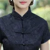 Kvinnors jumpsuits rompers dam skjorta mode spets sexig svart cheongsam kinesisk traditionell klänning retro kvinnor blus camisas femininas hanfu 221123