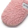 Slippers winter Short Plush Cotton Home Women Indoor Floor Footwear Fashion Men Household Warm Slides Flat Couple Shoes 221122