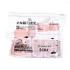 Storage Bottles 7Pcs Mini Travel Plastic Transparent Empty Makeup Container Cosmetics Bottle Kit Refillable Sample Tool