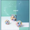 ألعاب الكلب مضغ PET Dog Sound Sound Luct Cont Knit Contraving طحن الأسنان فرشاة الأسنان مضغ كرات Toy Balls منتج Drop De DH7U5