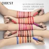 Lipgloss QIBEST Flüssiger Lippenstift Wasserdicht Matte Nude Lippenstifte Pigment Rot Langlebiger Lipgloss Frauen Make-up