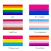 DHL arc-en-ciel drapeau bannière 3x5FT 90x150 cm Gay Pride drapeaux Polyester bannières coloré LGBT lesbiennes défilé décoration 303e