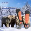 Calcetines deportivos 1 par de lana merina térmica para hombre y mujer, compresión larga y cálida de invierno para esquí, senderismo, snowboard, escalada 221122
