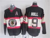 Retro Chicago Shotback Blackhawks Hockey 9 Bobby Hull Jersey 8 Bill Mosienko 30 Ed Belfour 19 Jonathan Toews 3 Pierre Pilote Vintage''nhl''''Shirt