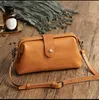 Evening Bags Cowhide Women's Bag European And American Fashion Handbag One Shoulder Cross-body