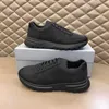 Veter sneakers casual schoenen hardloper trainers lederen rubber zool zwart suede 2021 mannen prax 01 met doos 276