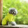 Hundkläder Winter Warm Down Jacket Pet S Costume Puppy Light-Weight Four Legs Hoodie Coat kläder för nallebjörn Big Combinaison Ski 221123