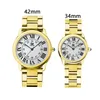 Couple Watch Fashion Women Elegant Men Business Multicolor en acier inoxydable Immasé Design Works