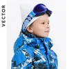 Óculos de esqui vetor crianças lentes duplas meninos meninos ing óculos de snowboard crianças Inverno neve infantil olhewear uv400 antifog hxj200 221123