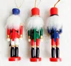 1 Conjunto das mais recentes decorações de Natal do modelo de nutcracker Soldier Puppets de 12 cm de lata Soldado C1124