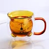 Muggar Creative Cute Bear Coffee Double Glass Cup Animal Doublelayer Milk Ena TEA MUG LADY VALENTEINE DAY JUL GENTGE 221122