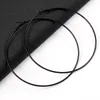 Hoop Earrings Exaggerated 10cm Oversized Basketball Brinks Smooth Large Round Suitable For Female Punk Jewelry Alberen