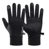 Gants de ski cinq doigts gants hommes hiver imperméables cyclistes sports extérieurs courir motocycle ski tactile tactile fume non galette chaude w221123