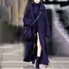 Dzienniki dla kobiet Zjzll moda europejska i amerykańska długa swetra sweter kobiety jesienne zimowe skręcanie dzianinowy płaszcz 221123