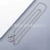 2023 Designer New Jewelry même style antique double amoureux pendentif de mode pour hommes et femmes Thai collier en argent en ligne bijoux rouges