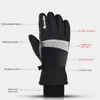 Ski Gloves Five Fingers Gloves Winter Mens Ski Snow Warm Thermal Snowboard Skiing Motorcycle Riding Outdoor Sports Windproof Waterproof 221123