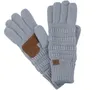 CC tricot écran tactile gant capacitif gants CC femmes hiver chaud laine gants antidérapant tricoté Telefingers gant cadeaux de noël