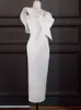 Vestidos de fiesta Blanco Mujer Slim Fit Sexy Cuello en V Sin mangas Bodycon Maxi Long Prom Vintage Formal Tamaño grande Primavera 221123