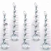 Chandelier Crystal 20 Chains Clear Beads Glass Hanging Prism Ball For Wedding Home Christmas Tree Decoration