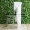 의자 커버 25 50 100pcs Chiffon Chiavari 커버 웨딩 캡 후드 이벤트 파티 연회 장식