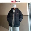 Herren Daunenparkas LAPPSTER Männer Vintage Solide Harajuku Winterjacke Herren Japanische Streetwear Y2k Puffer Mann Koreanische Mode Bubble Coat 221122