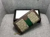 high quality Double zipper Wallets Mens Leather Wallet Holders For Brown flower women Purse Luxury Purses Cross Body Wallets Zipper Coin Purse