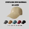 Ball Caps Unisex Large Size Baseball Big Head Cotton Top Sunshade Outdoor Sport Autumn Bob Fishing Hiking Mens 221122