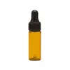 5ML مصغرة الزجاج العطري الزجاج الأساسي زجاجات قابلة لإعادة تعبئتها عطل العطر الفارغ العطور سائل مستحضرات المستحضرات التجميلية حاوية تخزين عينة