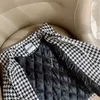 Coat Baby Girl Woolen Jacket Plaid Lattice Warm Infant Toddle Lapel Tweed Winter Autumn Spring Windbreaker Overcoat Clothes 221122