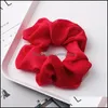 Pony Tails Holder Fashion Scrunchies Hair Ring Pony Tails Holder Elastics Ties Suitable For Women Girls Gift Drop Delivery Jewelry H Dh6Ej