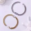 Link Armbänder Mode 2022 Für Frau Armband Manschette Oberarm Großhandel Edelstahl Hohe Qualität Koreanische Geschenk Charme Schmuck