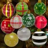 Décorations de Noël 60 cm grande boule en PVC décoration arbre année cadeaux famille jouets gonflables en plein air 2023 n 221123