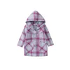 Mantel Kinder Jacken für Mädchen 10 Jahre Windjacke Winter Plaid Mantel Mit Kapuze Parka Jacke Dicke Wolle Kinder Kleidung Oberbekleidung 221122