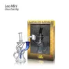 Partihandel 5,51 tum Leo Mini Glass Dab Rig Water Pipe With Glass Banger