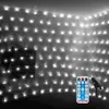 Christmas Decorations Solar Powered Net Light Mesh Fairy Waterproof Garland With 8 Modes Timer For Home X 2M 221122