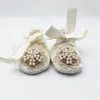 First Walkers Christening Wedding Lace Ornament Baby Shoes Magic Childhood Keepsake Bling 1st Birthday Princess Gift 221122