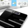 Body Weight Scales Household Electronic Digital Floor Fat Bathroom Smart Tempere Glass LED Display Screen Temperature 221121